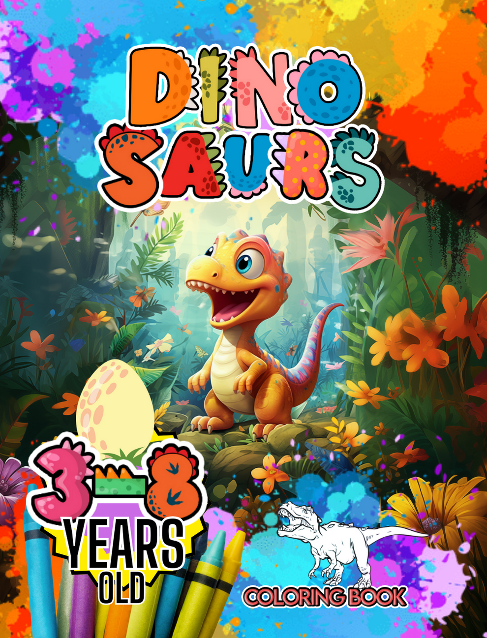 Dinosaurs Coloring Book