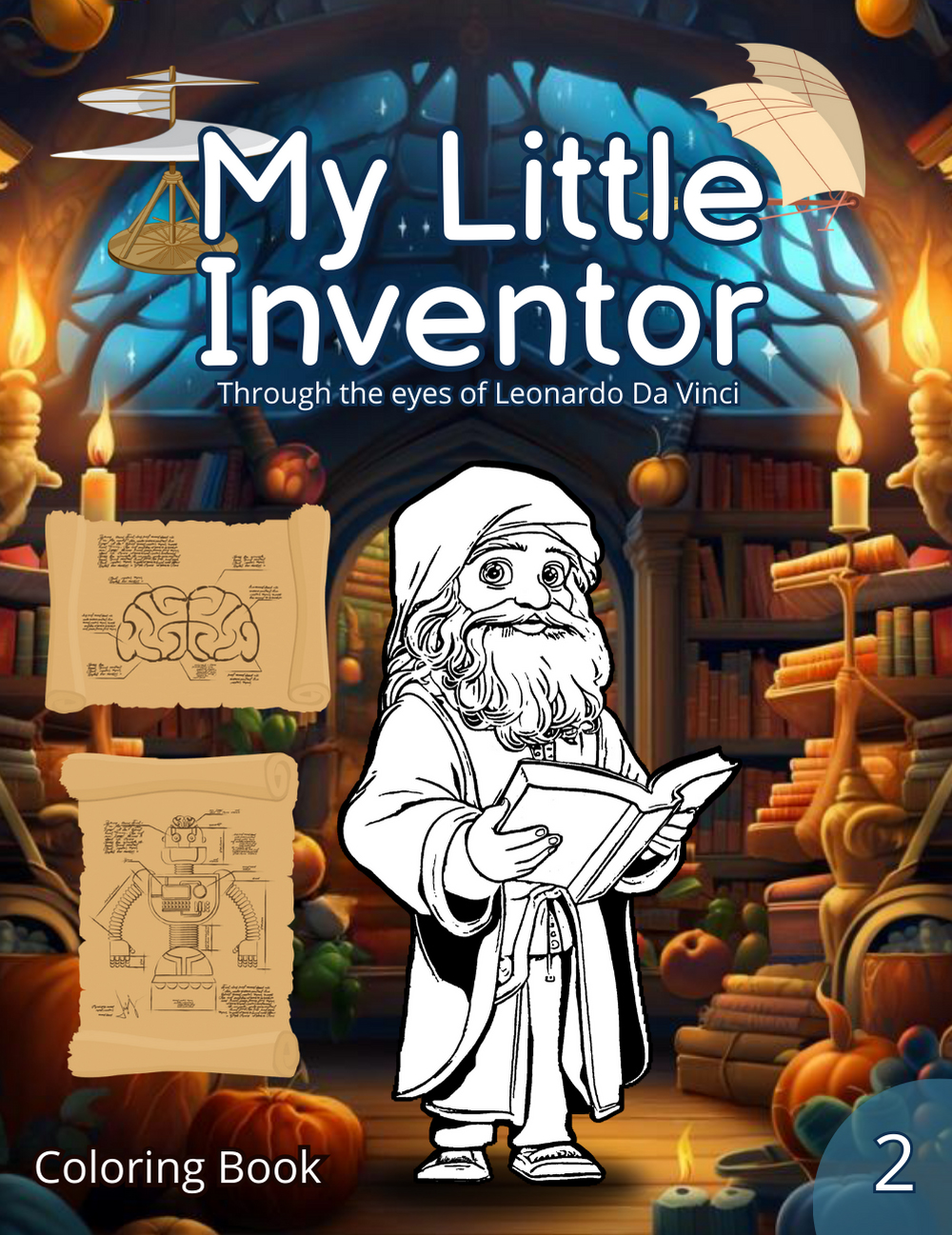 My Little Inventor Coloring Book