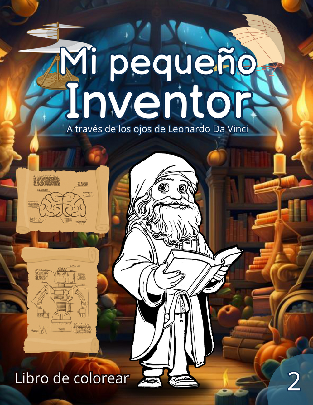 Libro de Colorear Mi Pequeño Inventor